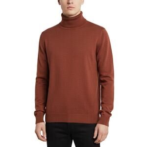 Artefact Turtleneck Sweater Knit Long Sleeve Pullover Rust NWT Men’s Medium